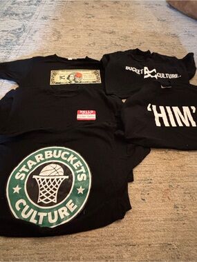Bucket Culture Tees Short-Sleeve Kids-5 included size XL